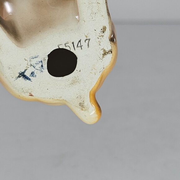 Vintage Lefton Boxer Dog Figurine Collectible Sitting Ceramic - Picture 7 of 8